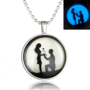 Couples Marry Meaning Pendant Luminous Necklace Fashion Jewelry Necklaces